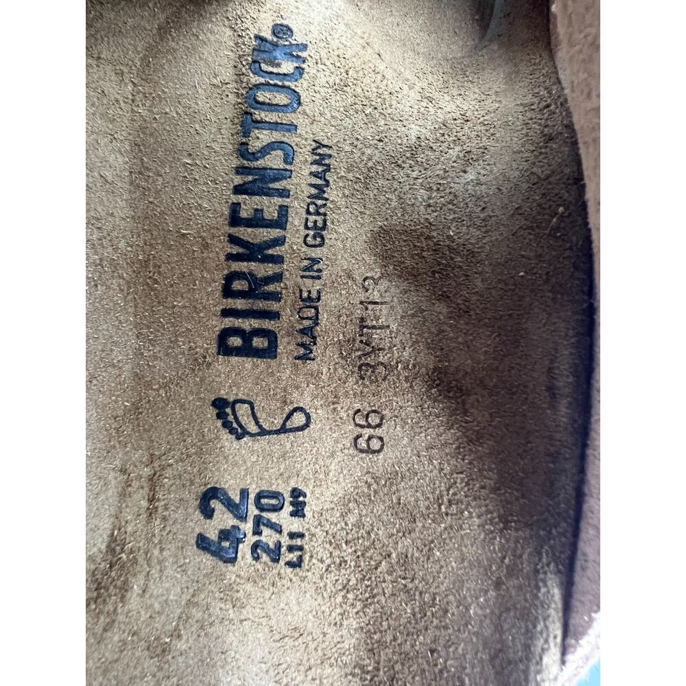 Birkenstock Arizona Suede Embossed New Beige Size W11/M9 - Picture 3 of 12